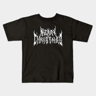 Metal Christmas Kids T-Shirt